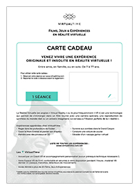 Cadeau original et insolite - E-carte Virtualtime